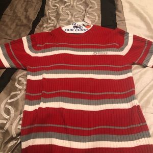 Short sleeve sweater